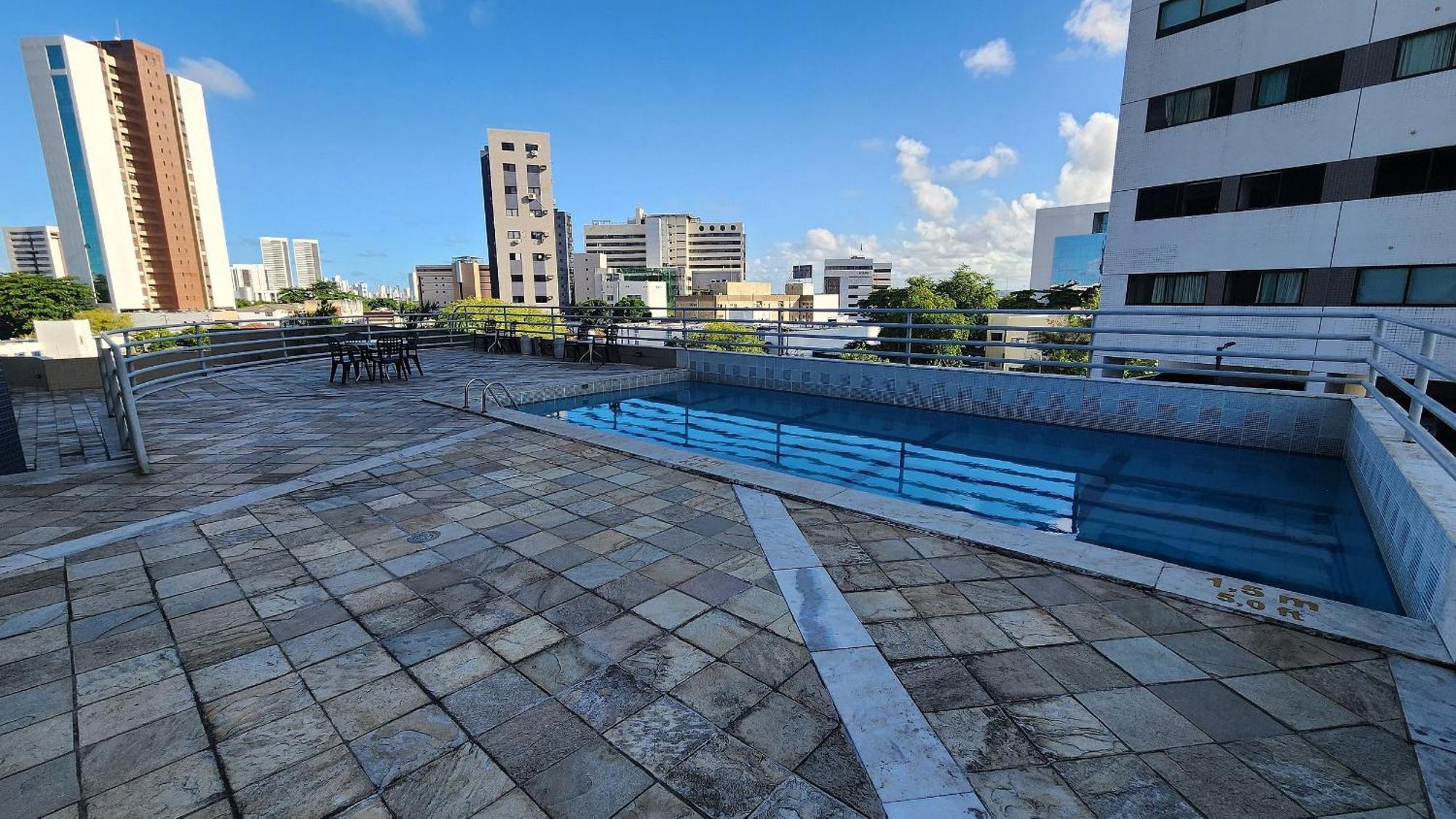Flat No Condominio Metropolis - Ilha Do Leite Recife Luaran gambar