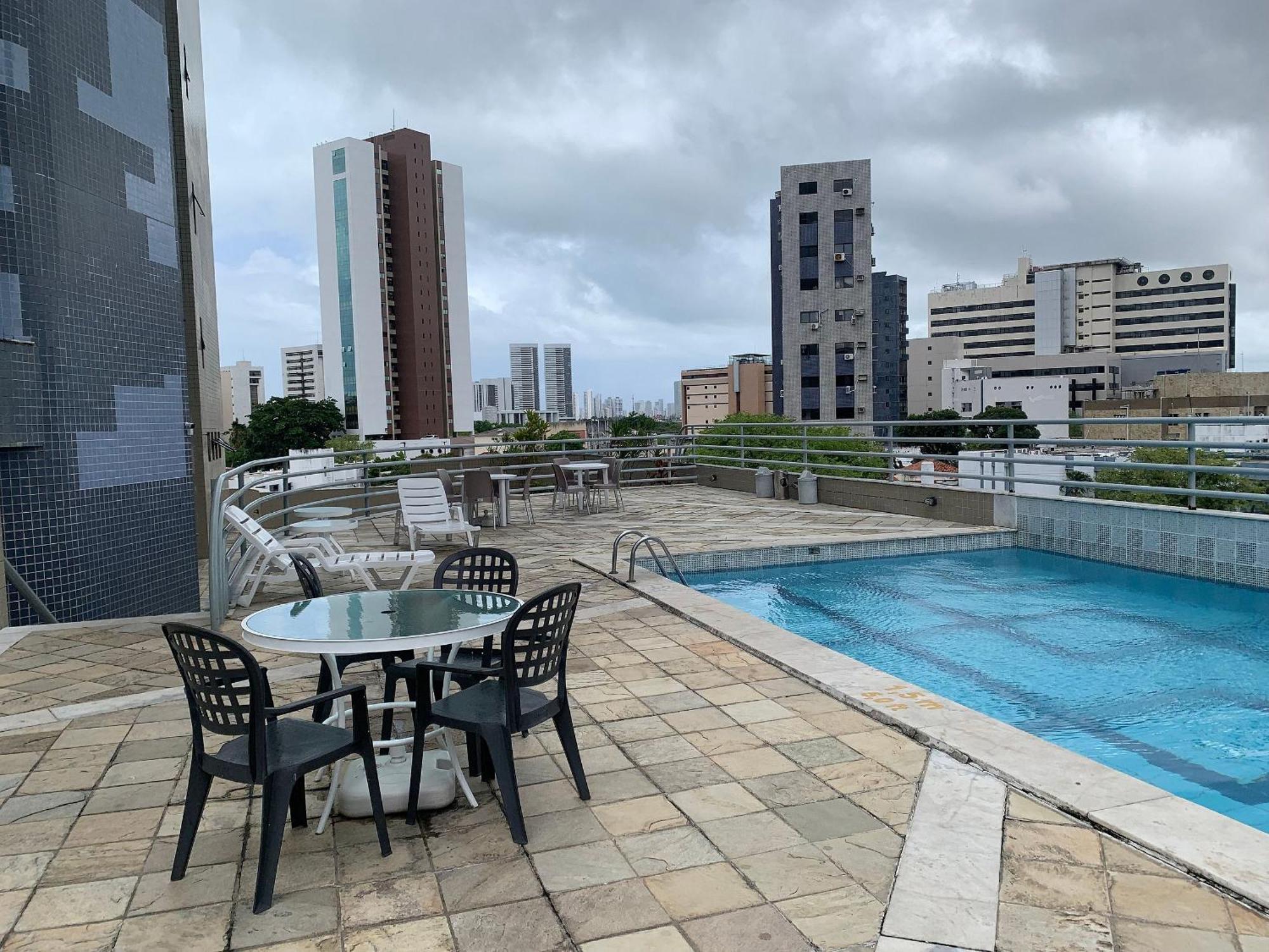 Flat No Condominio Metropolis - Ilha Do Leite Recife Luaran gambar